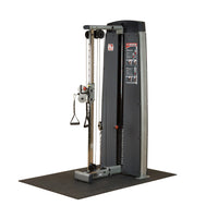 Body-Solid Dual Adjustable Cable Column Machine - Plate Loaded Pulley System for Home & Commercial Gym