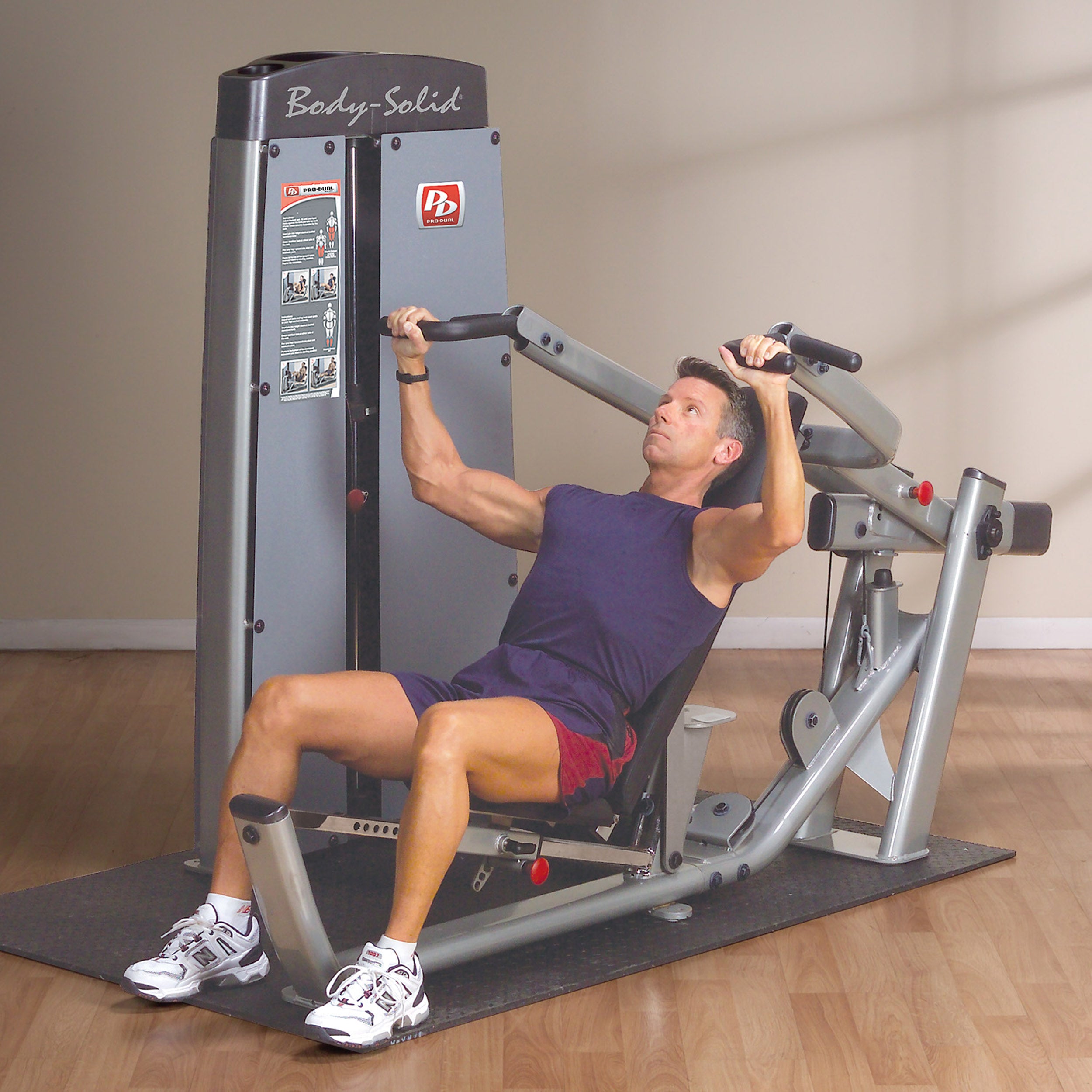 Body-Solid Pro Clubline Multi-Press Machine – Dual Adjustable Chest & Shoulder Press Commercial