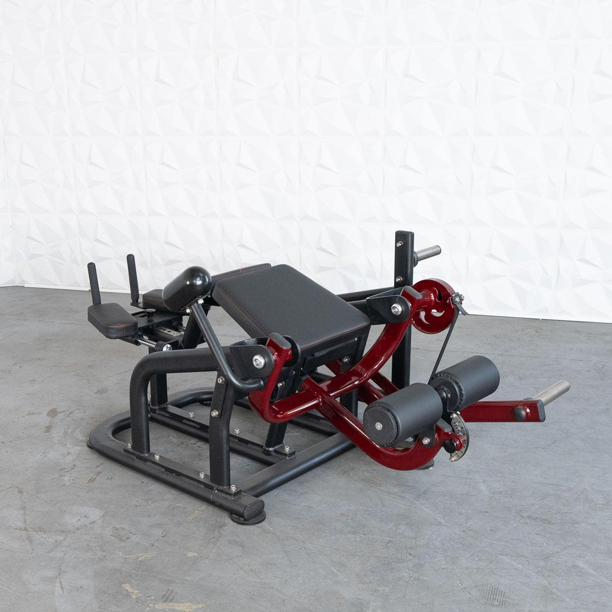Pro Strength Prone Leg Curl - Muscle D Fitness - Adjustable Plate Loaded Hamstring Machine