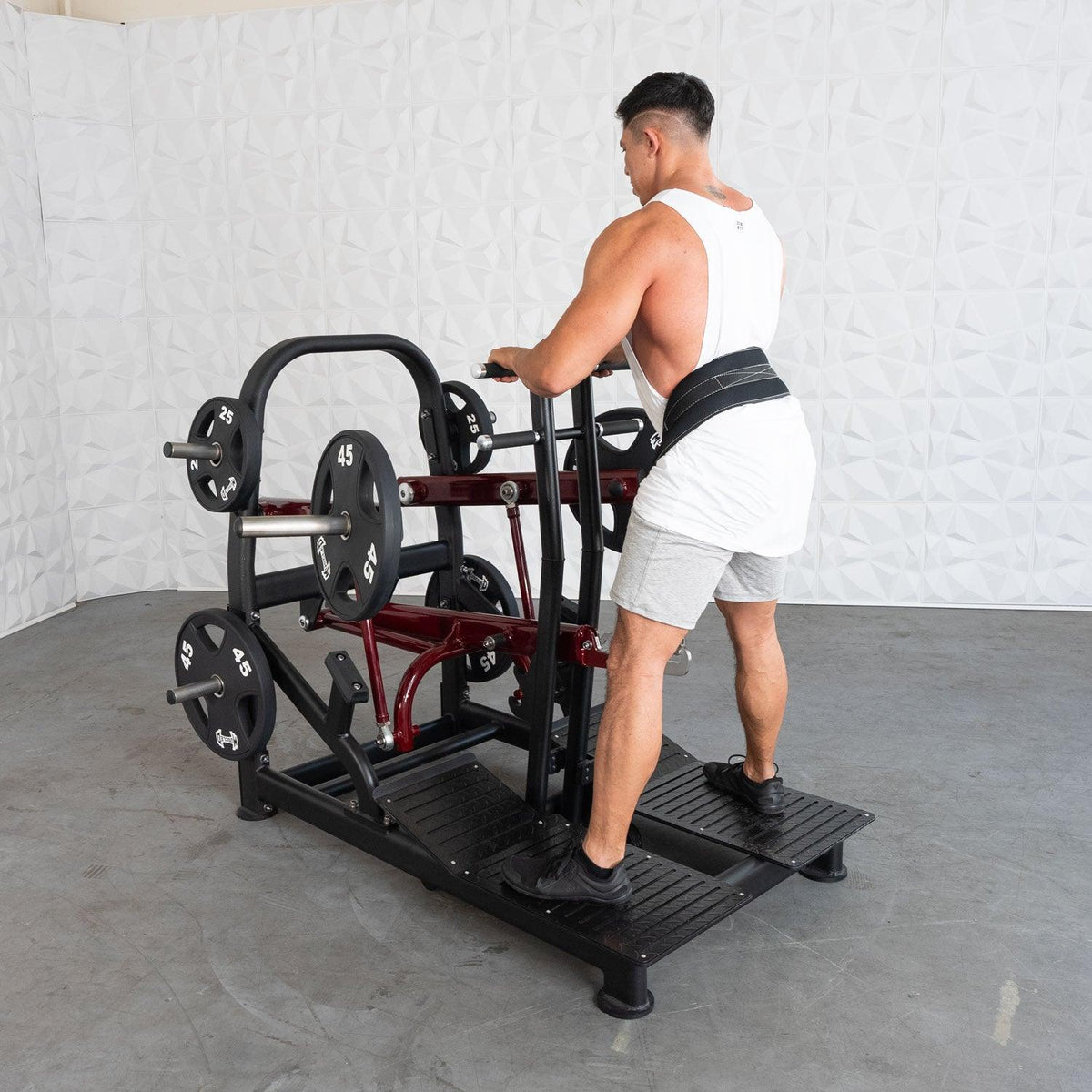 Pro Strength Belt Squat - Muscle D Fitness - Standing Belted Hip Thrust - Plate Loaded
