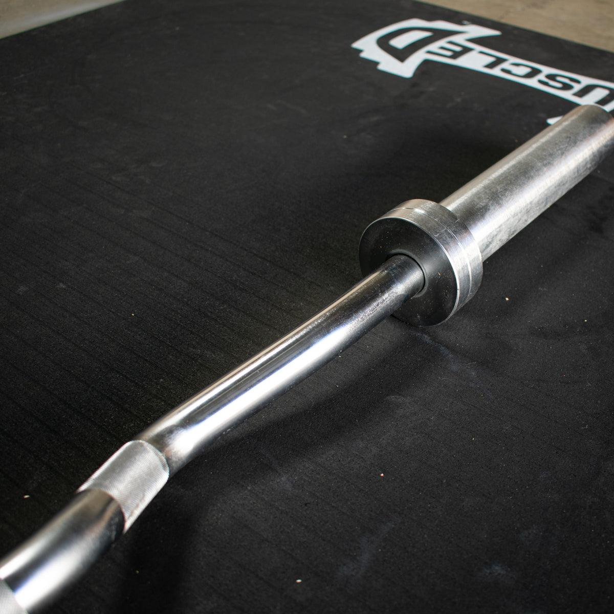 Muscle D Fitness 5' Hard Chrome EZ Curl Bar — view 4