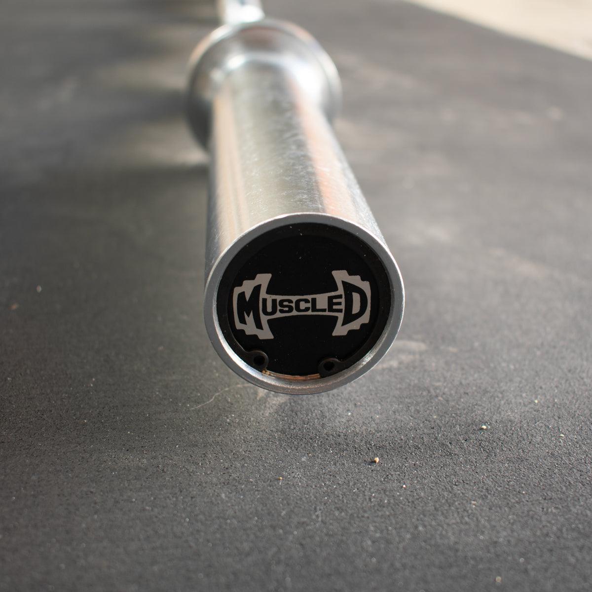 Muscle D Fitness 7' Hard Chrome Triple Bearing Olympic Bar — view 7