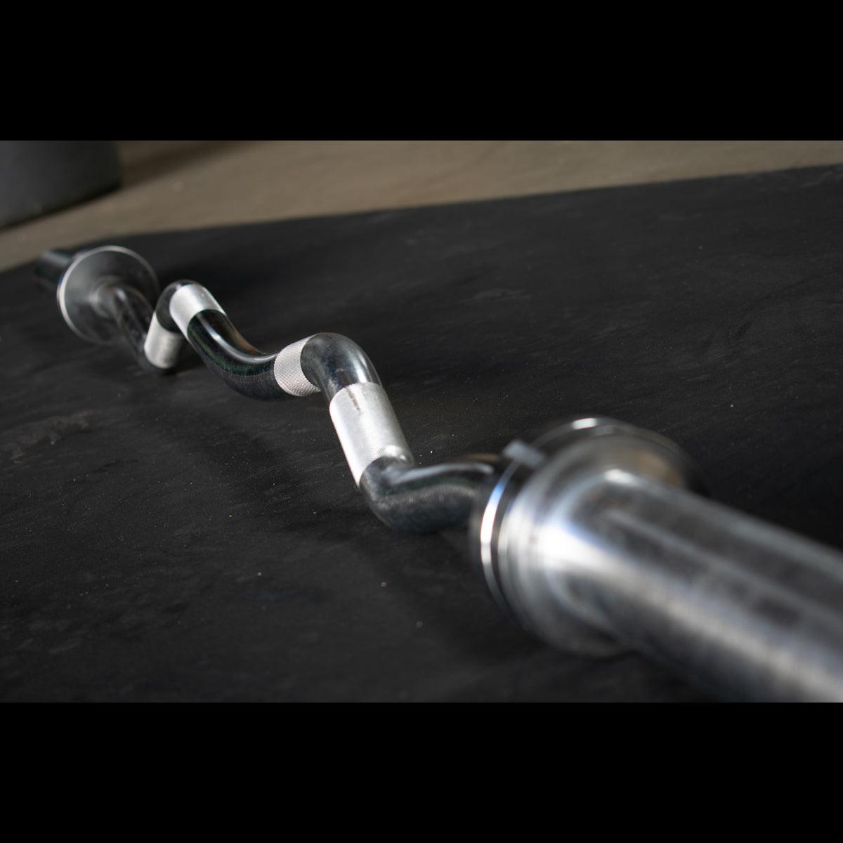 Muscle D Fitness 5' Hard Chrome EZ Curl Bar — view 5