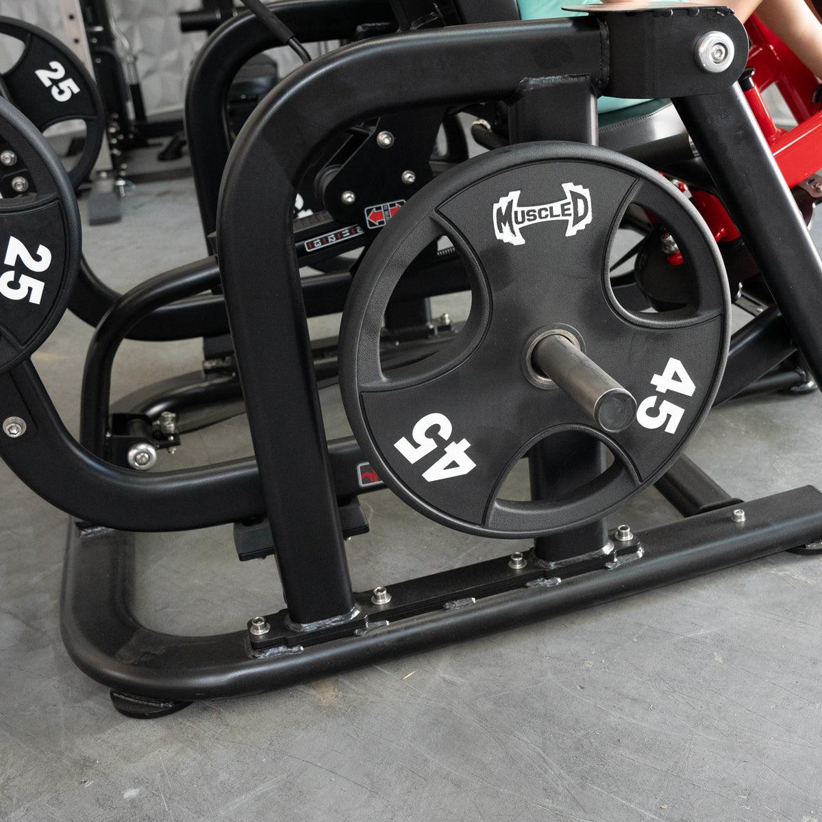 Pro Strength Glute / Outer Thigh - Muscle D Fitness - Plate Loaded Abductor / Hip Extension