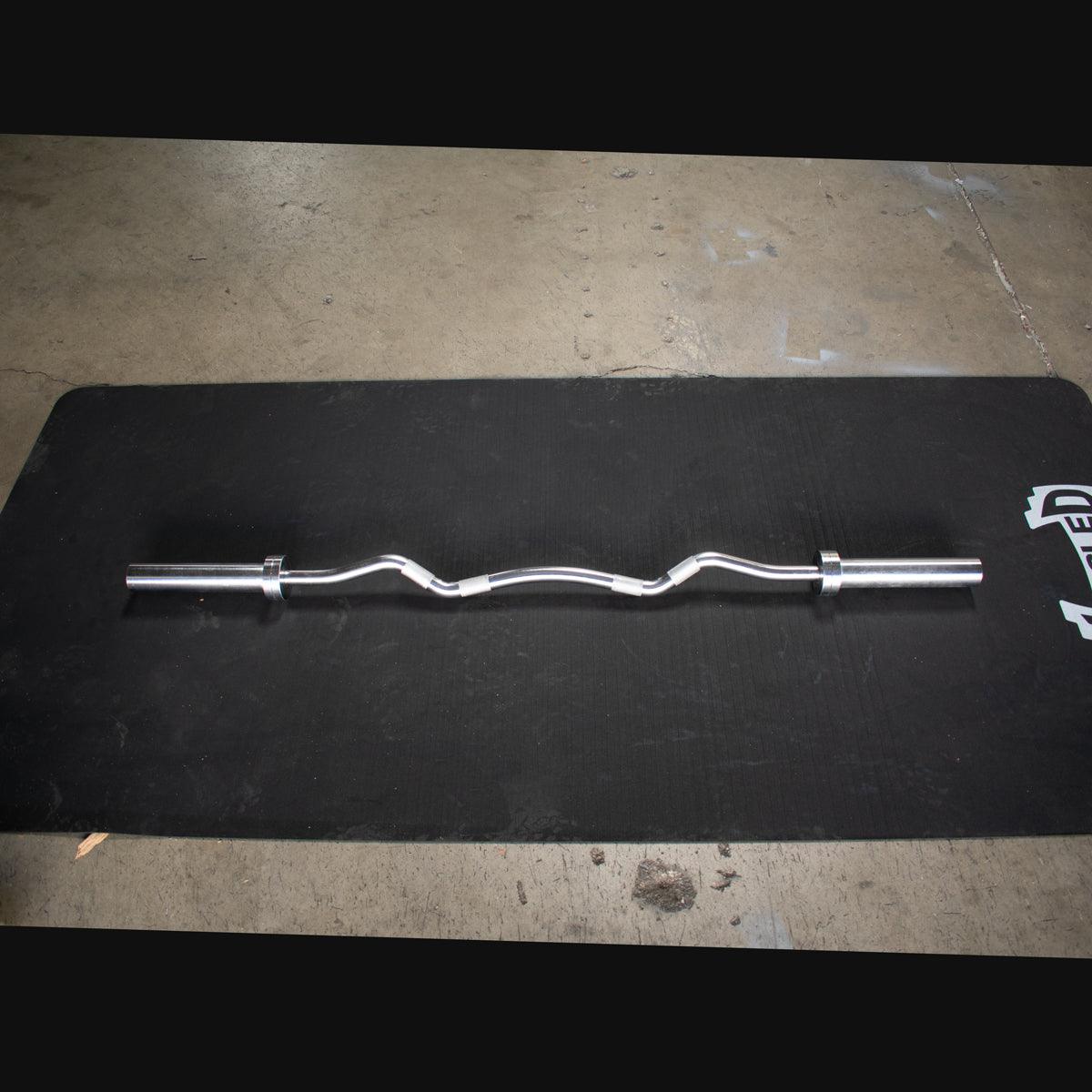 Muscle D Fitness 5' Hard Chrome EZ Curl Bar — view 2