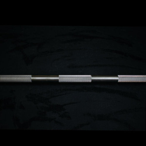 7' Stainless Steel Olympic Bar - Bushing - Muscle D Fitness - Quality Knurling
