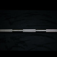 7' Stainless Steel Olympic Bar - Bearing - Muscle D Fitness - Qualiity Knurling
