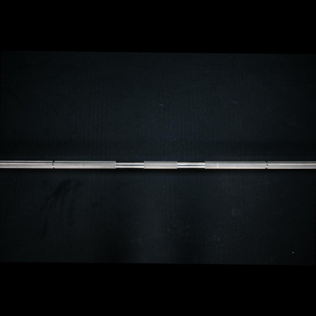 7' Stainless Steel Olympic Bar - Bushing - Muscle D Fitness - Quality Knurling
