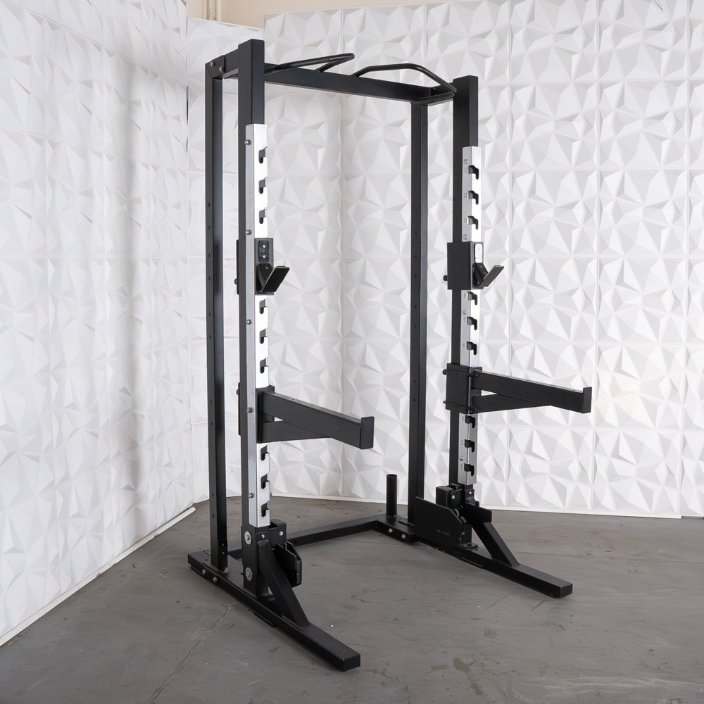 Muscle D Fitness Deluxe Half Rack — view 2