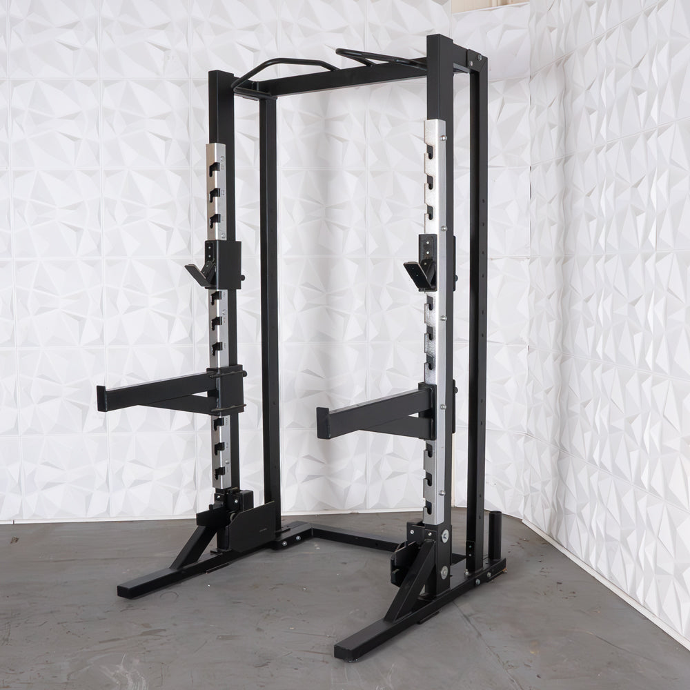 Muscle D Fitness Deluxe Half Rack — view 3
