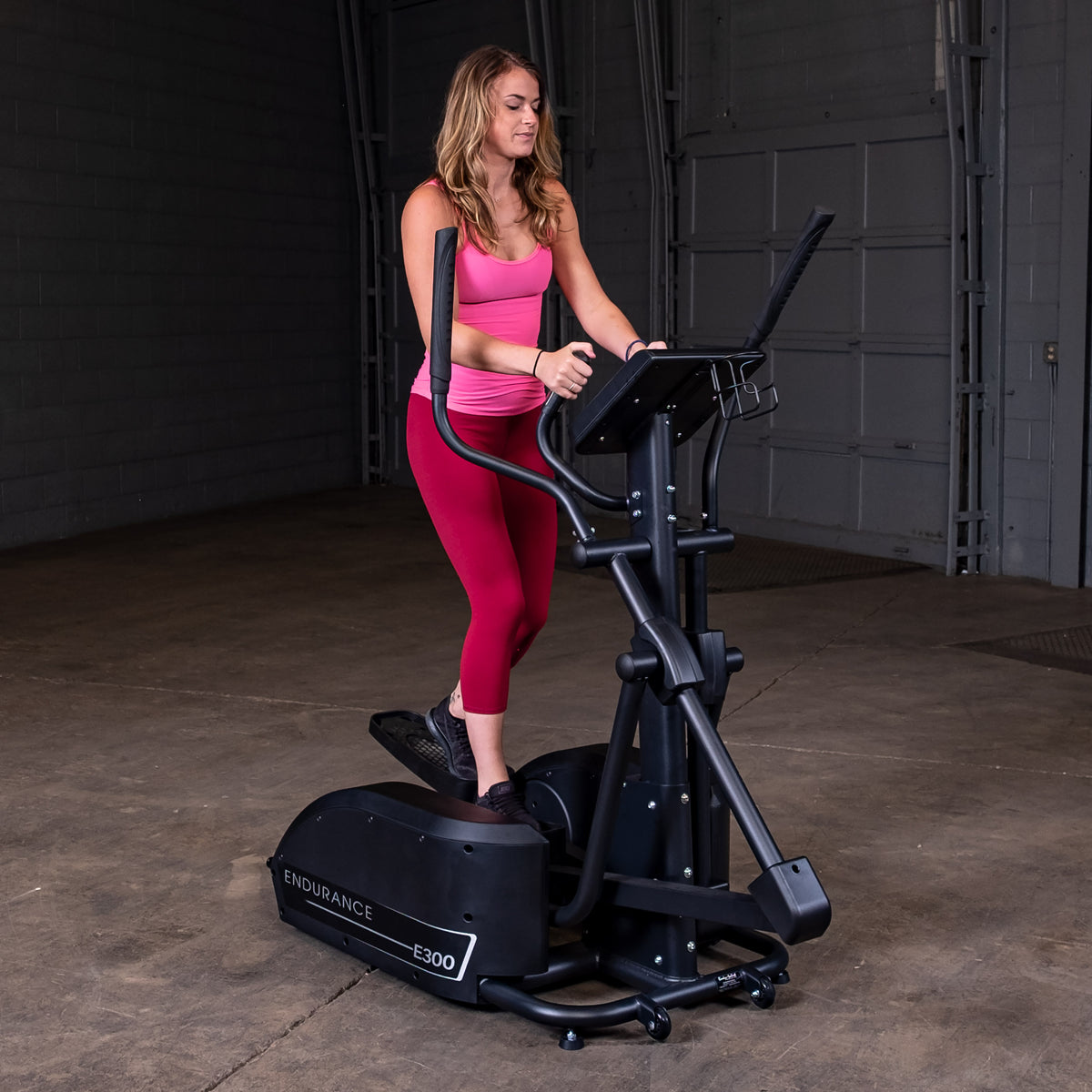 Body-Solid E300 Elliptical Trainer - Heavy-Duty 300lb Capacity Cardio Machine for Home Gym — view 7
