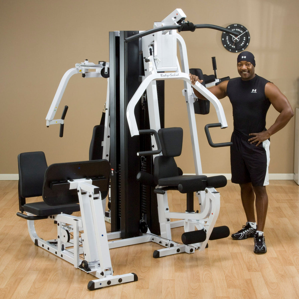 Body-Solid EXM3000LPS Multi-Function Home Gym - Leg Press, Lat Pulldown & Cable System — view 4