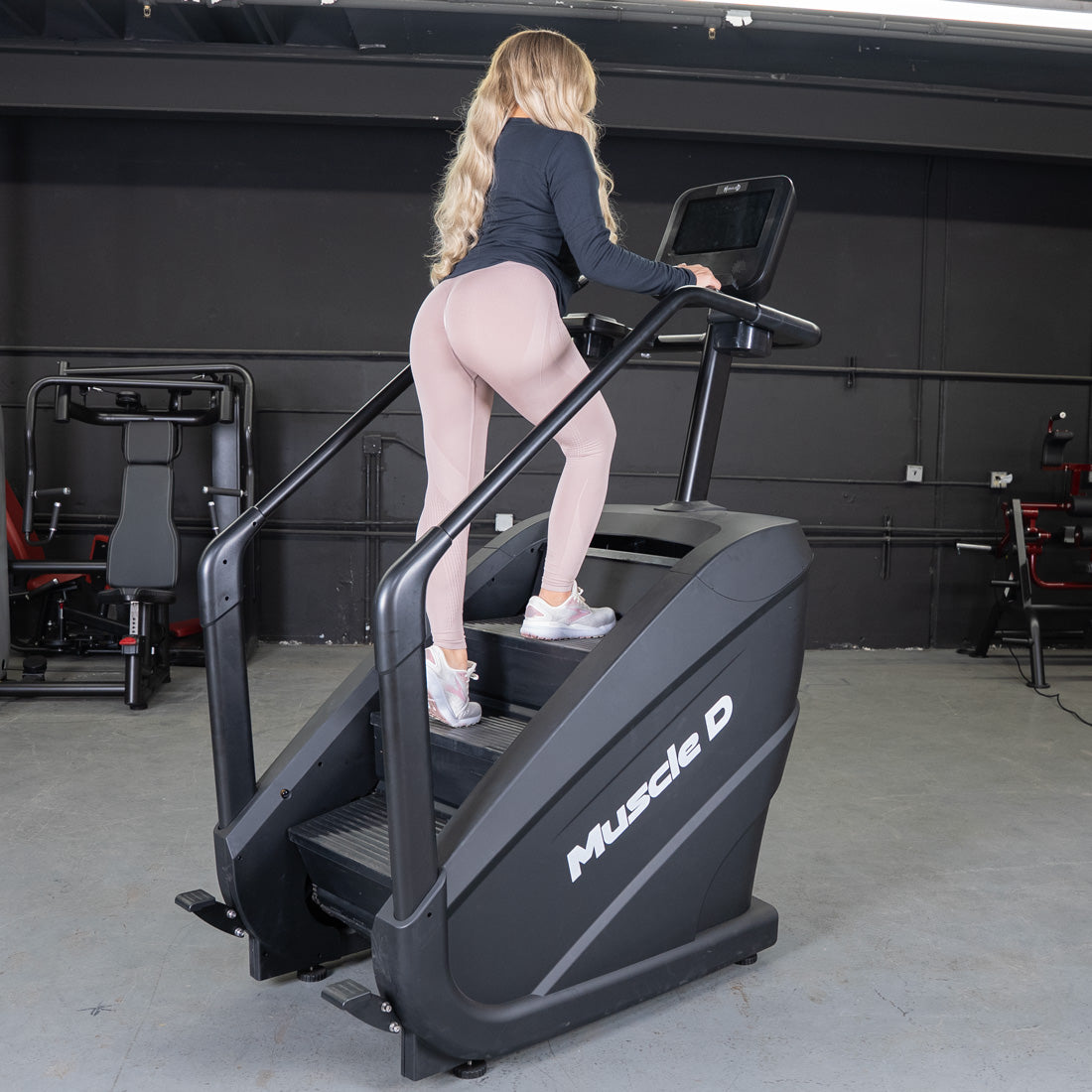 Elite Commercial Stair Climber - Touch Screen - Muscle D Fitness