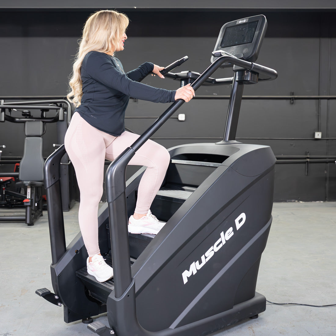 Elite Commercial Stair Climber - Touch Screen - Muscle D Fitness
