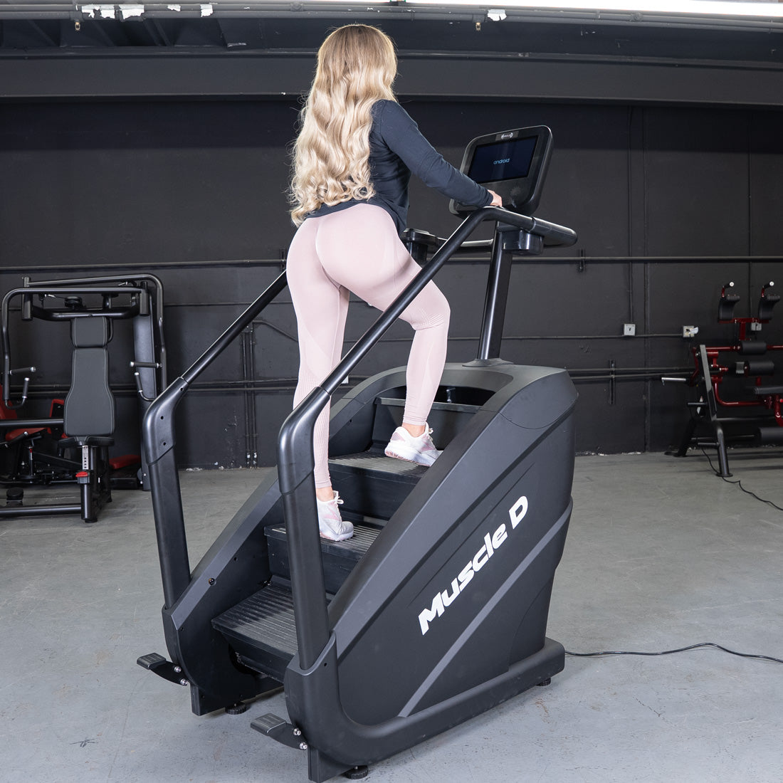 Elite Commercial Stair Climber - Touch Screen - Muscle D Fitness