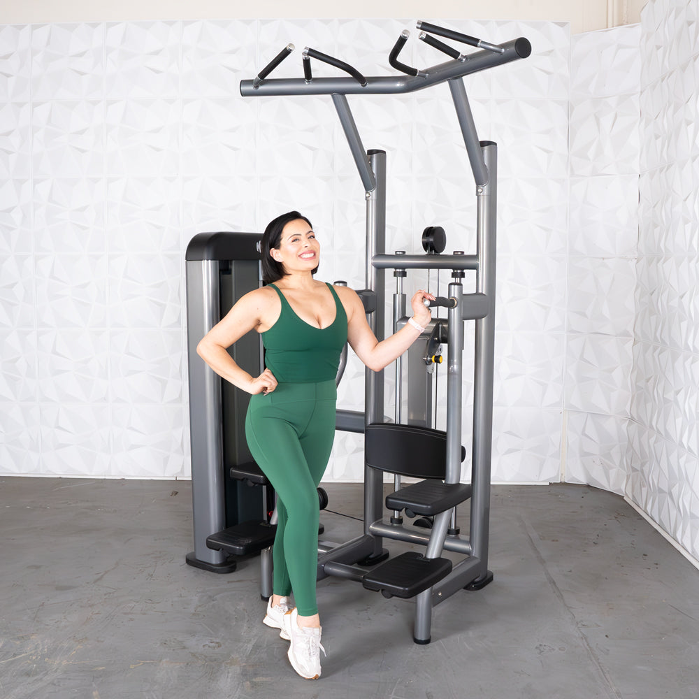 Elite Plus Assisted Chin Dip Machine | Muscle D Fitness