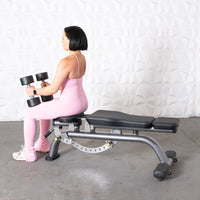 Elite Plus Adjustable Bench | 9 Angles | Muscle D Fitness
