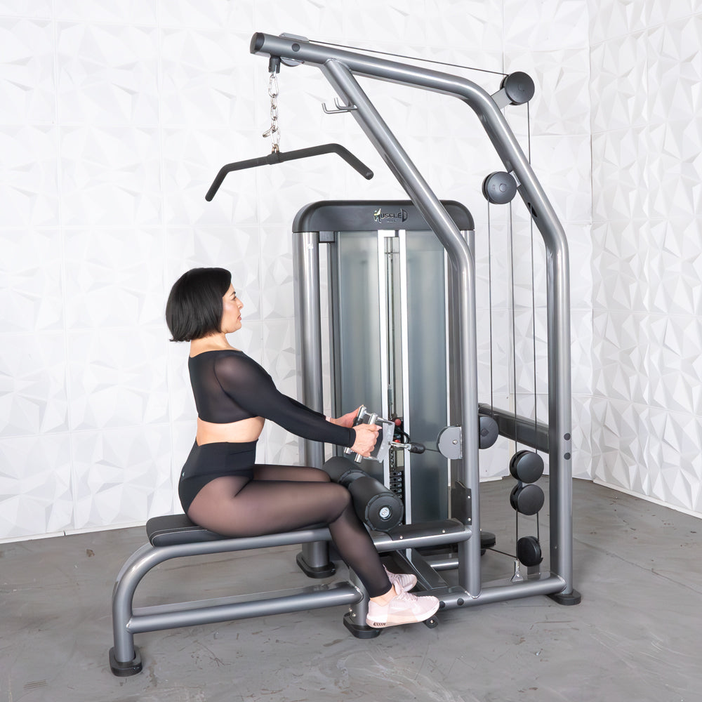 Elite Plus Lat Pulldown Low Row Combo | Muscle D Fitness