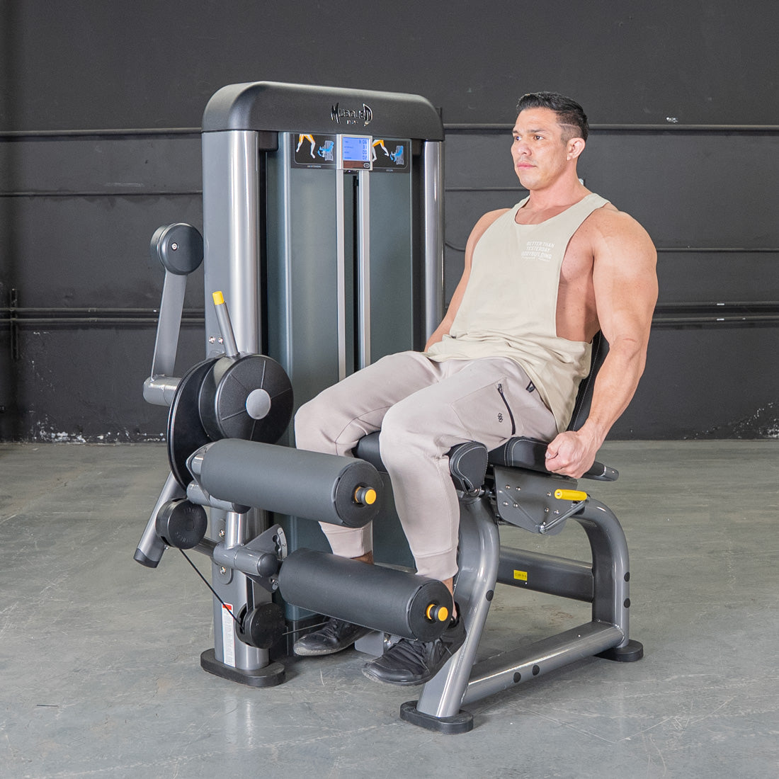 Elite Plus Leg Extension / Seated Leg Curl Combo | Muscle D Fitness