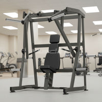 Excel Iso-Lateral Decline Chest Press - Muscle D Fitness - Plate Loaded Decline Bench Press - Gas Shock Assisted Seat Adjustment