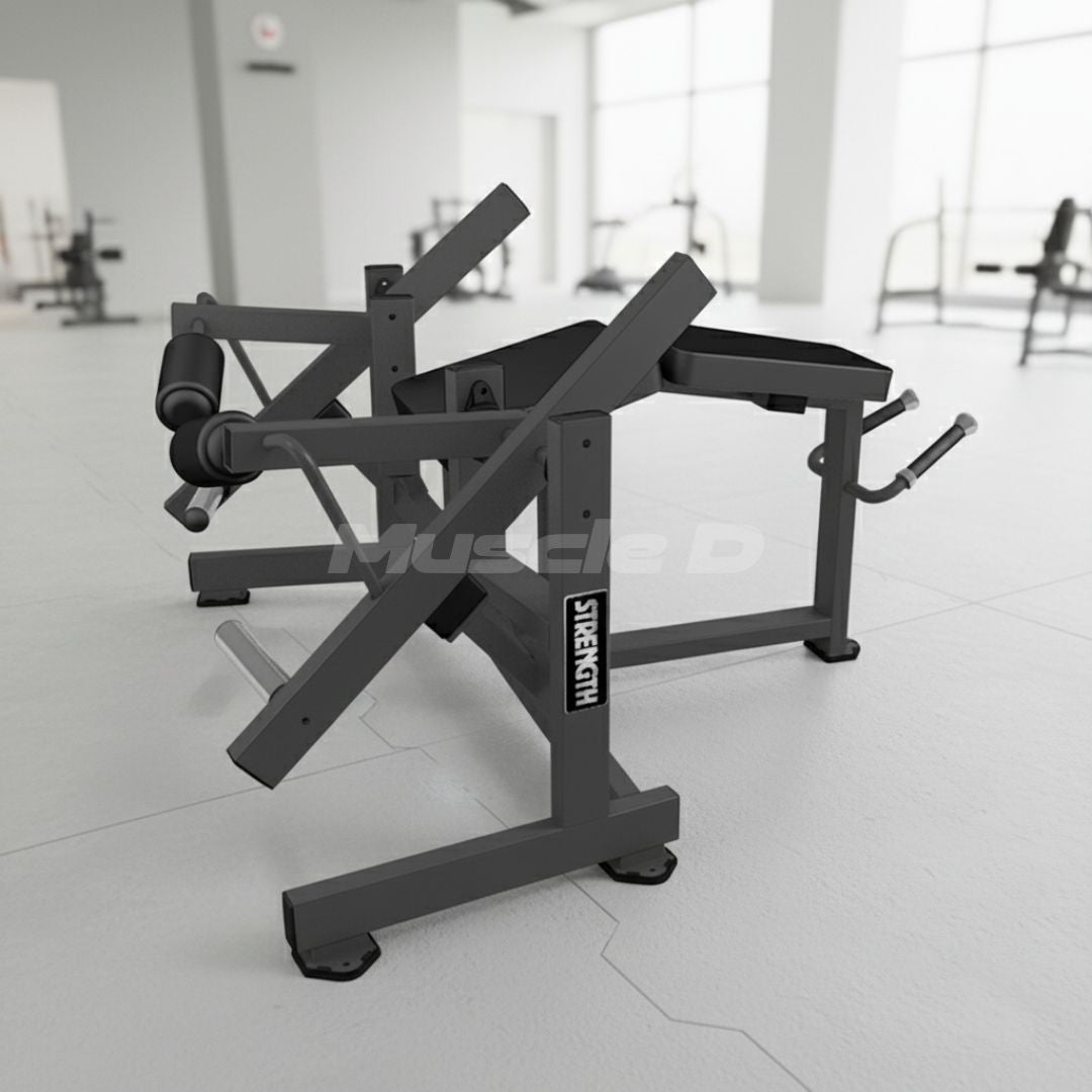 Excel Iso-Lateral Leg Curl - Muscle D Fitness - Plate Load Hamstring Curl Machine