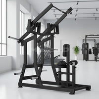 Excel Iso-Lateral Front Lat Pulldown - Muscle D Fitness - Plate Load Lat Machine - Gas Shock Assisted Seat Adjustment
