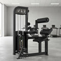Excel Back/Ab Combo - Muscle D Fitness - Commercial Adjustable Pin Selectorized Back Extension Ab Crunch Combo