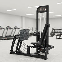 Excel Horizontal Leg Press - Muscle D Fitness - Selectorized Leg Machine - Calf Raise
