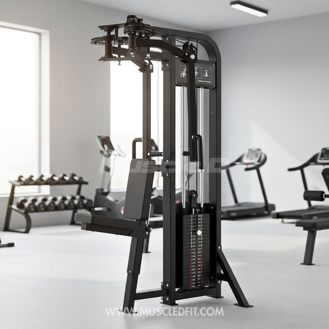 Excel Pec Dec/Rear Delt Combo - Muscle D Fitness - Selectorized Chest / Delt Machine