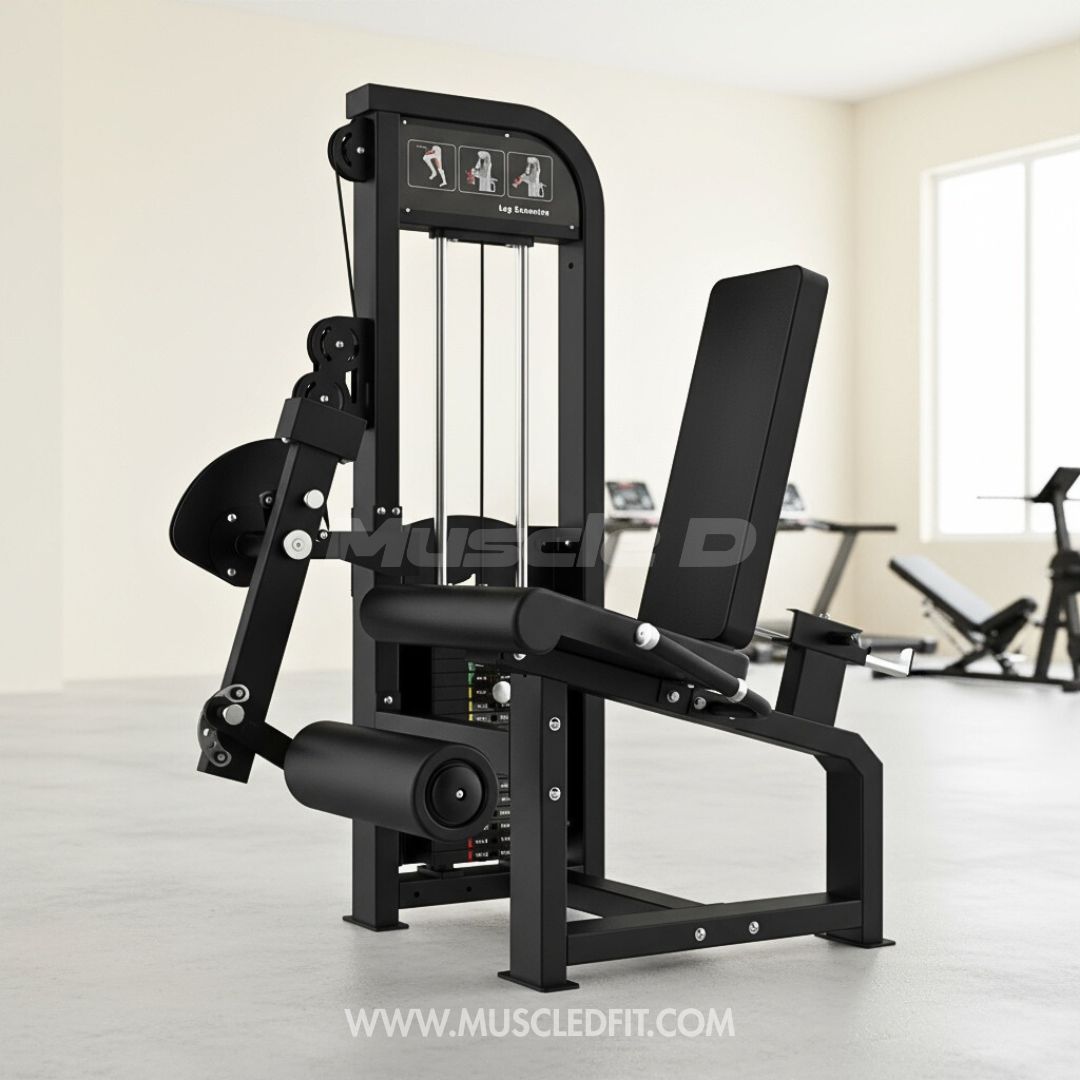 Excel Seated Leg Extension - Muscle D Fitness - Selectorized Knee Extension