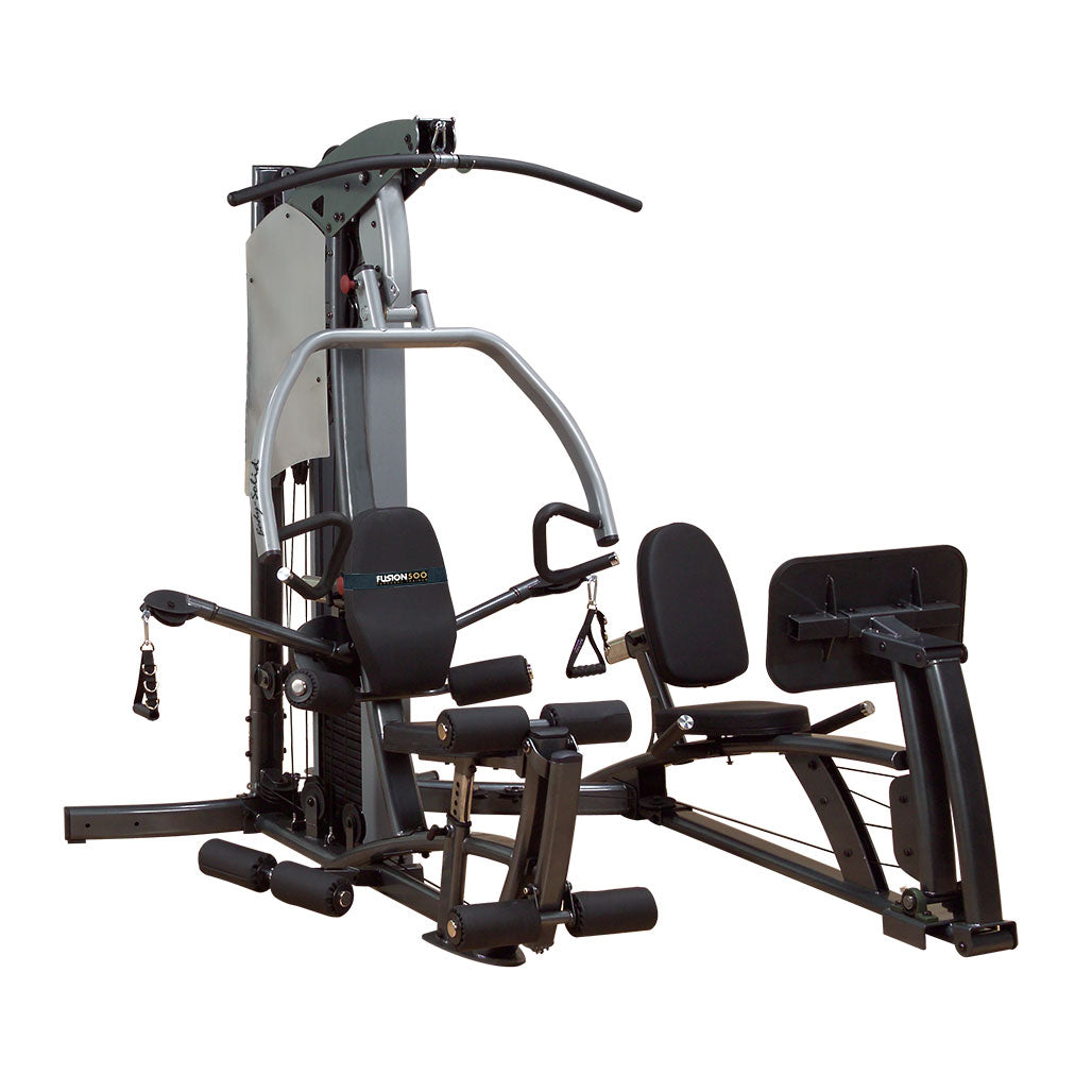 Body-Solid Fusion 500 Multi-Station Home Gym – Personal Trainer Machine with Weight Stack