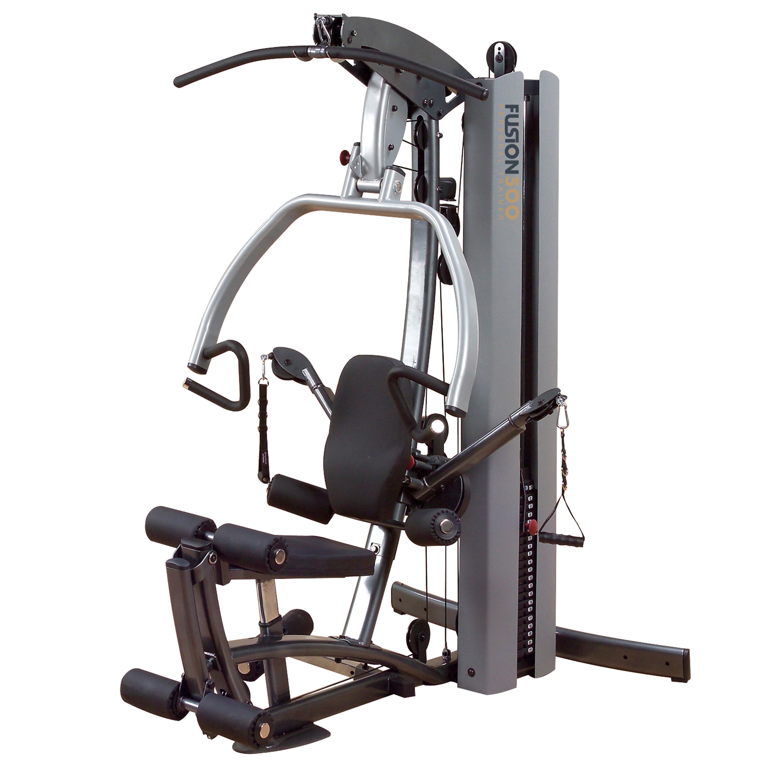 Body-Solid Fusion 500 Multi-Station Home Gym – Personal Trainer Machine with Weight Stack