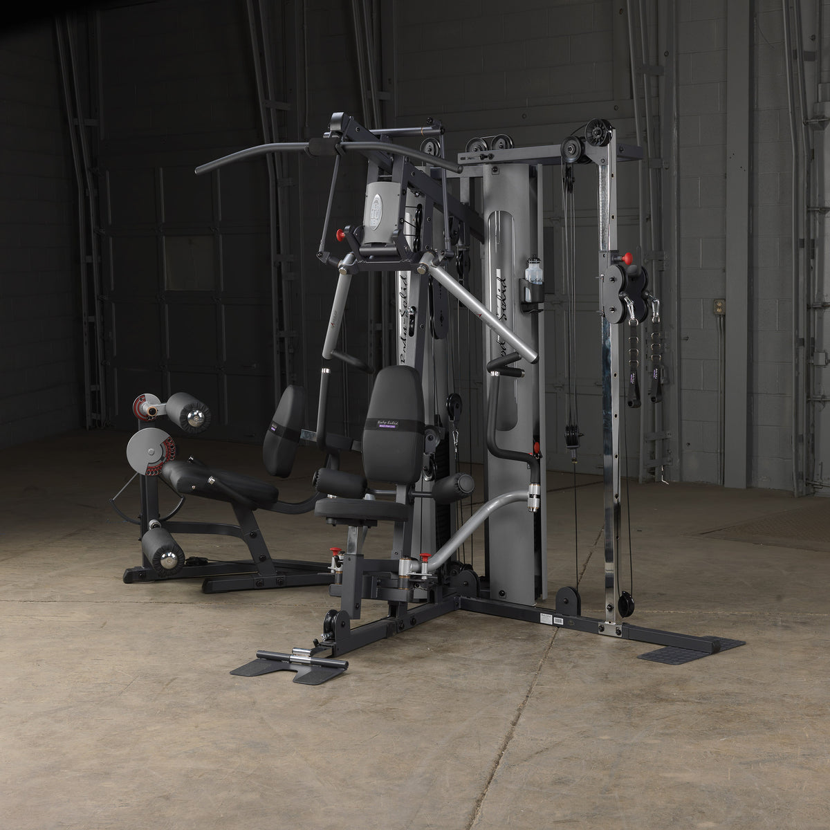 Body-Solid G10B Multi-Station Gym - 210lb Stack with Leg Press & Calf Press Attachment — view 5
