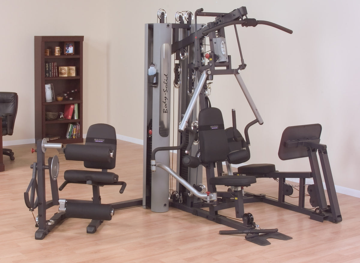 Body-Solid G10B Multi-Station Gym - 210lb Stack with Leg Press & Calf Press Attachment — view 8