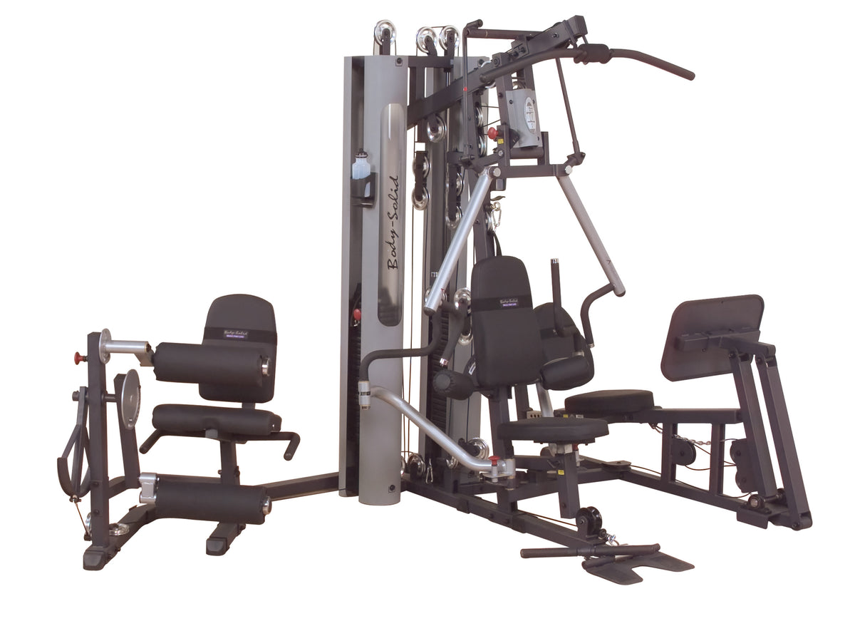 Body-Solid G10B Multi-Station Gym - 210lb Stack with Leg Press & Calf Press Attachment — view 3