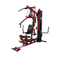 Body-Solid G6BR Bi-Angular Multi-Station Gym - 210lb Stack with Leg Press Station