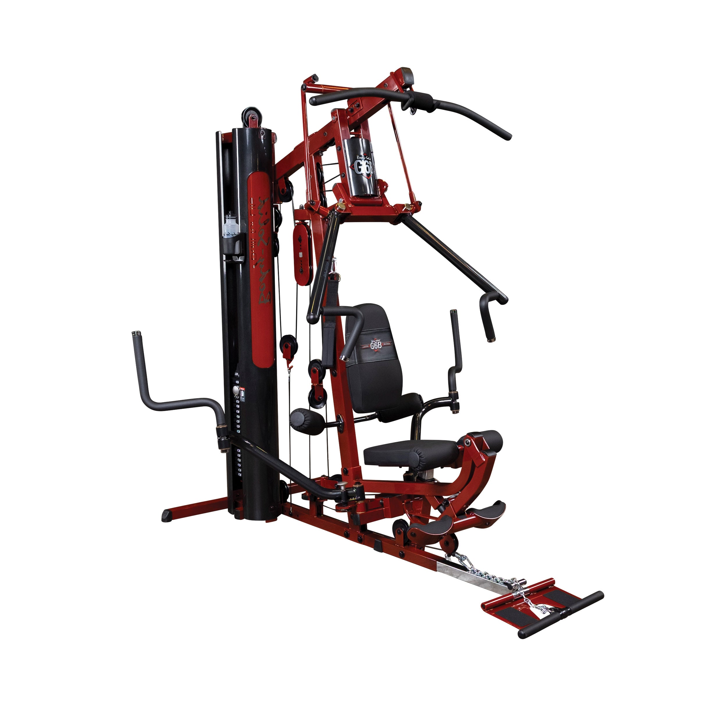 Body-Solid G6BR Bi-Angular Multi-Station Gym – 210lb Stack with Leg Press Station