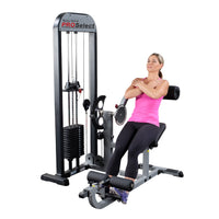 Body-Solid Pro Select Ab & Back Machine - 210lb Stack for Commercial Gym — view 3