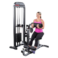 Body-Solid Pro Select Ab & Back Machine - 210lb Stack for Commercial Gym — view 2