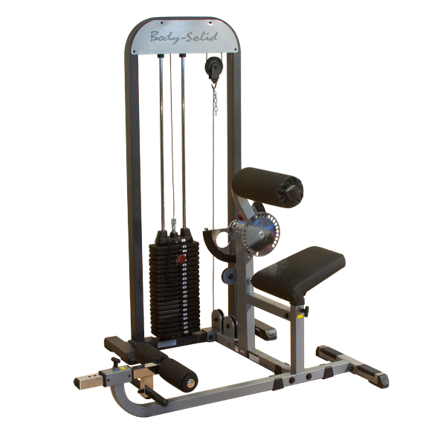 Body-Solid Pro Select Ab & Back Machine - 210lb Stack for Commercial Gym