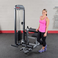 Body-Solid Pro Select Ab & Back Machine - 210lb Stack for Commercial Gym — view 6