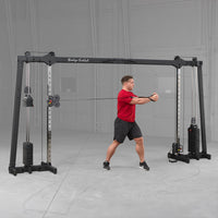 Body-Solid GDCC250B Cable Crossover Machine - Dual 160lb Stacks for Home & Light Commercial Gym — view 4