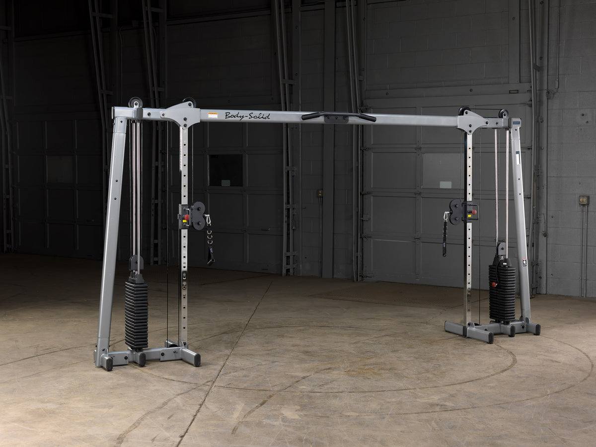 Body-Solid GDCC250B Cable Crossover Machine - Dual 160lb Stacks for Home & Light Commercial Gym — view 8