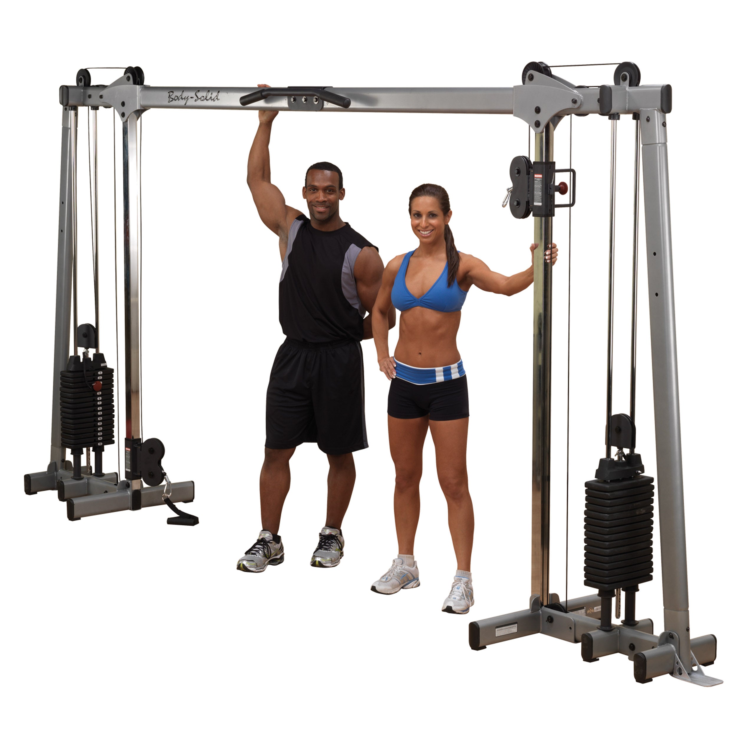 Body-Solid GDCC250B Cable Crossover Machine – Dual 160lb Stacks for Home & Light Commercial Gym