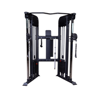 Body-Solid Functional Trainer - Dual 210lb Weight Stacks with Adjustable Pulleys & Chin Bar