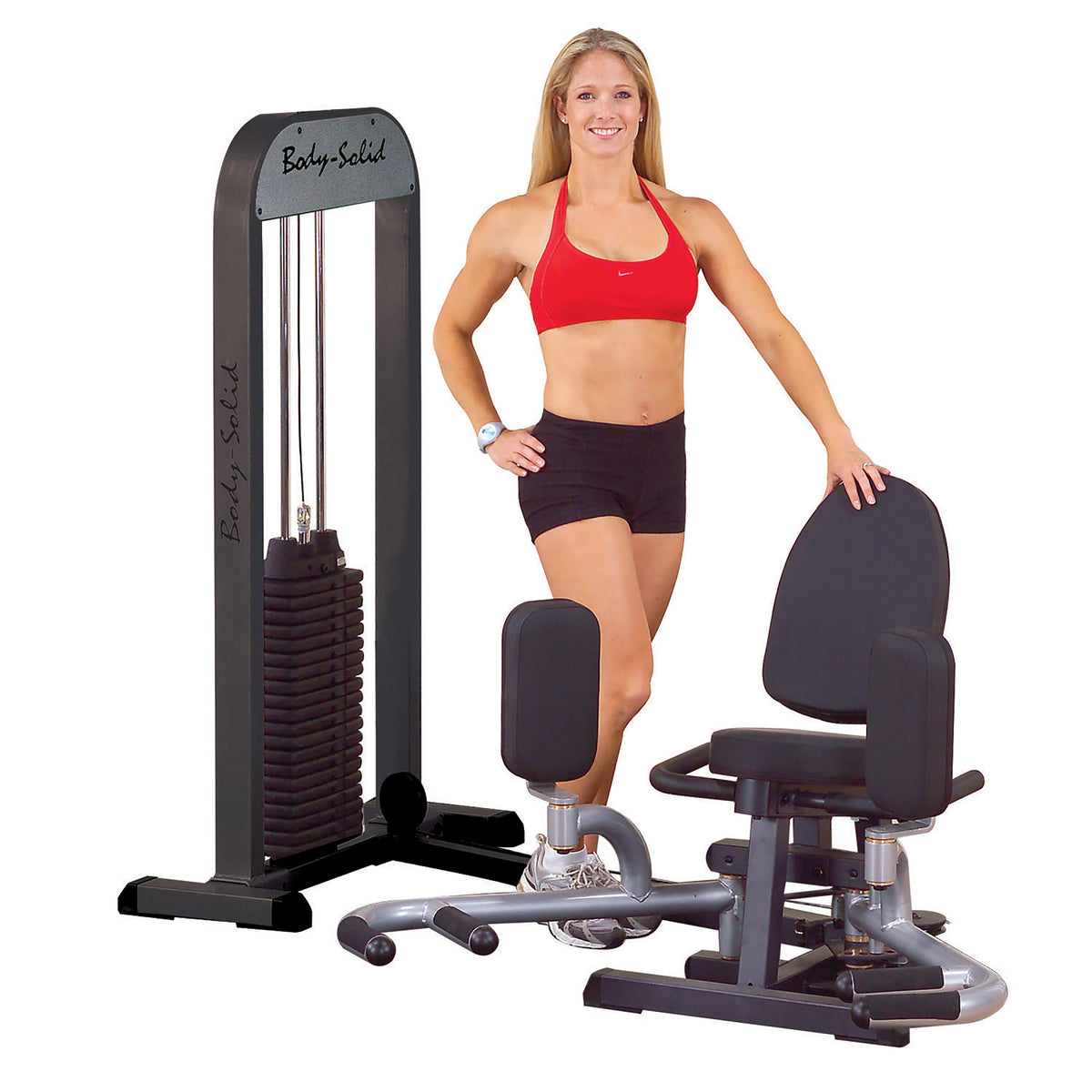 Body-Solid GIOT Pro Select Inner & Outer Thigh Machine - 210lb Stack Commercial — view 3