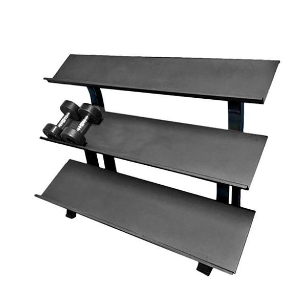 3-Tier Hex Dumbbell Rack - Muscle D Fitness - 15 Pair Storage