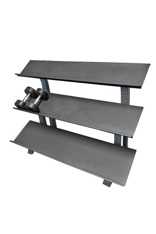 Muscle D Fitness 3-Tier Hex Dumbbell Rack — view 2