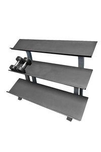 Muscle D Fitness 3-Tier Hex Dumbbell Rack — view 2