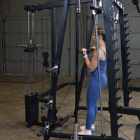 GLA348BS Series 7 Smith Machine Lat Attachment with Stack